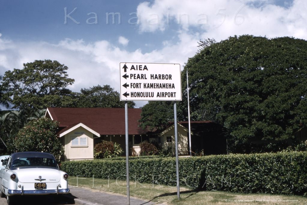 #63 Moanalua School Kam Hwy, 1950s