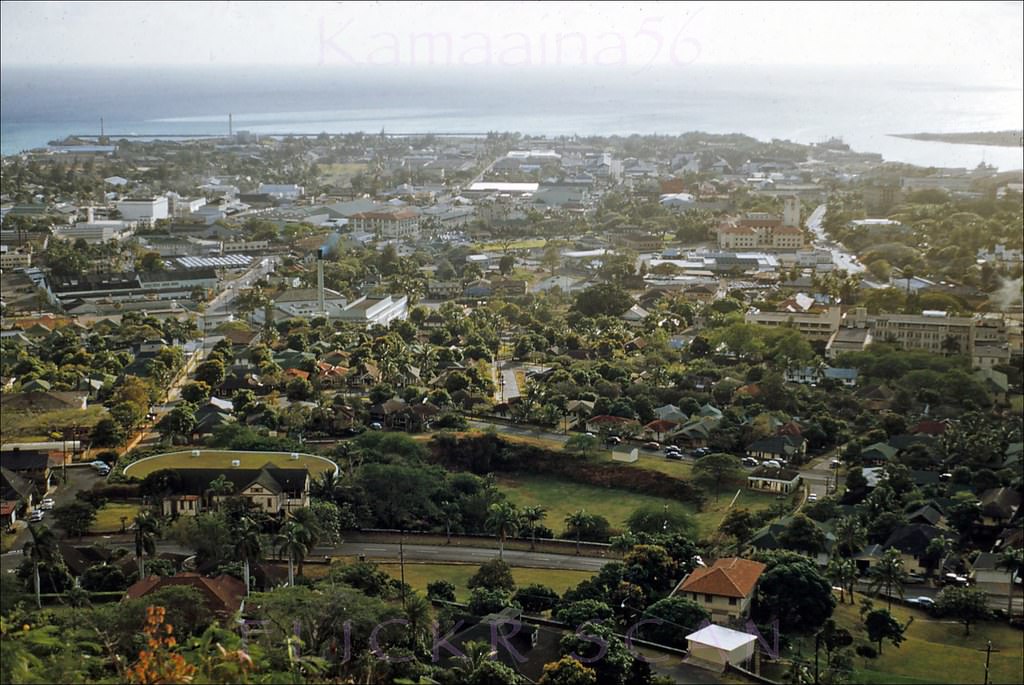 #8 Honolulu from Punchbowl, 1952