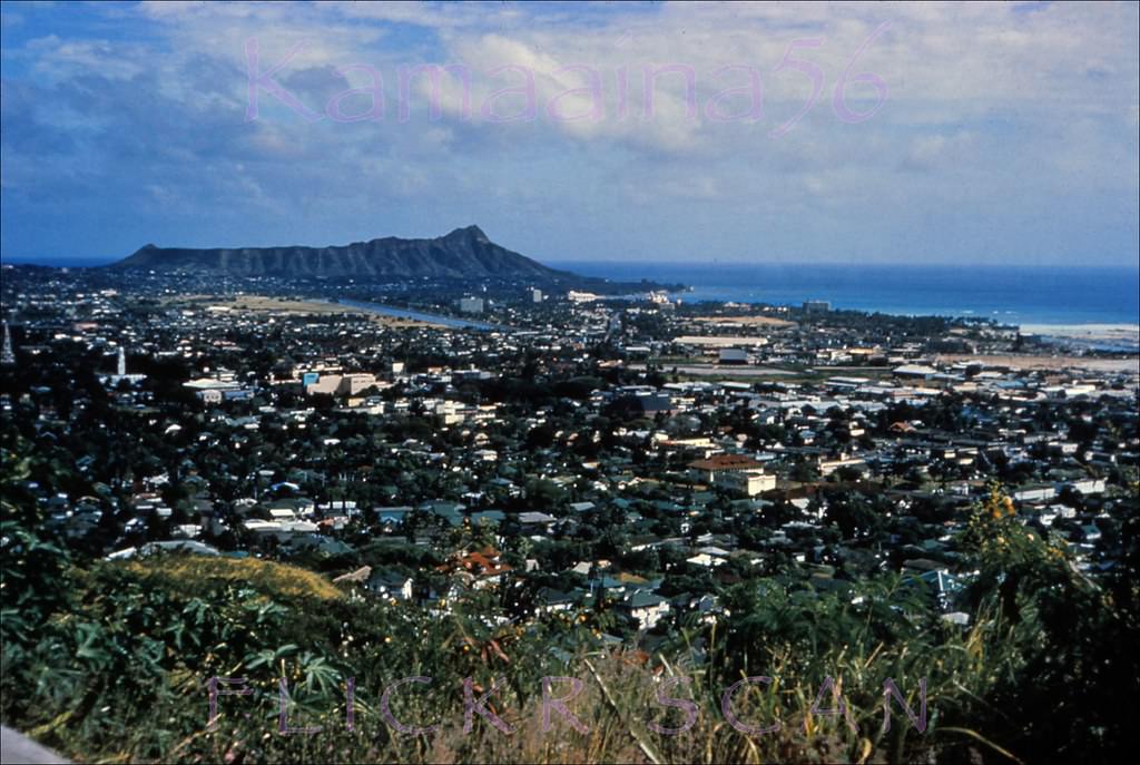 #11 Honolulu from Punchbow, 1955