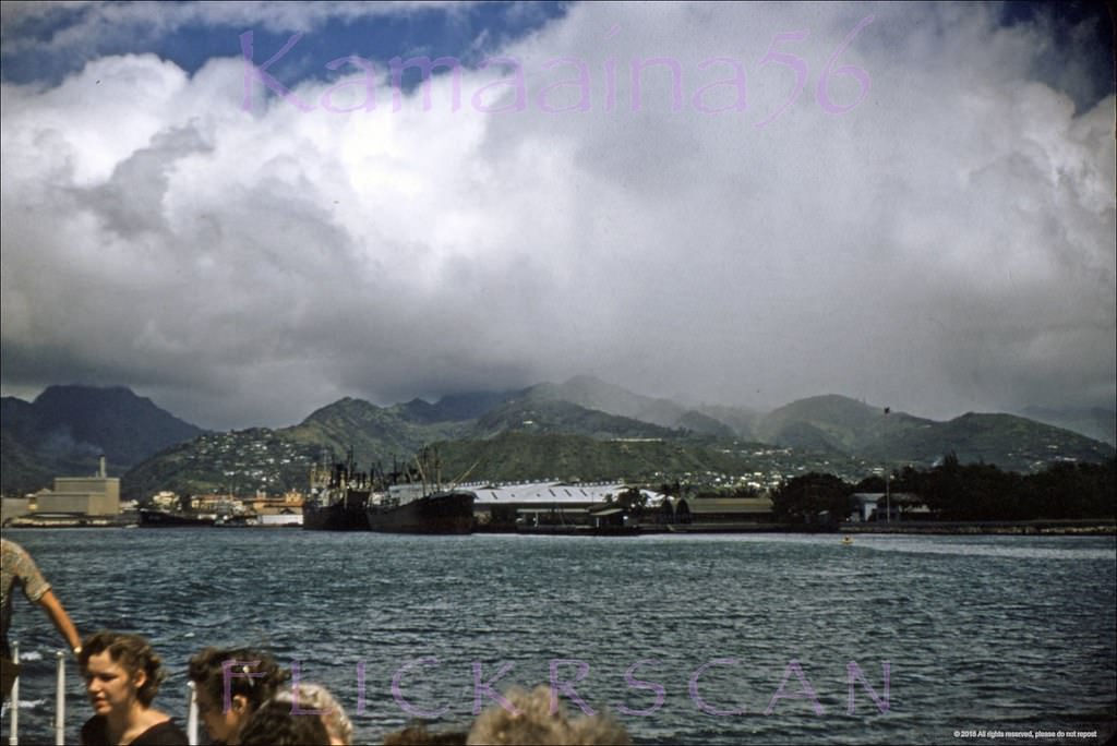#101 Ft Armstrong Honolulu Harbor, 1955