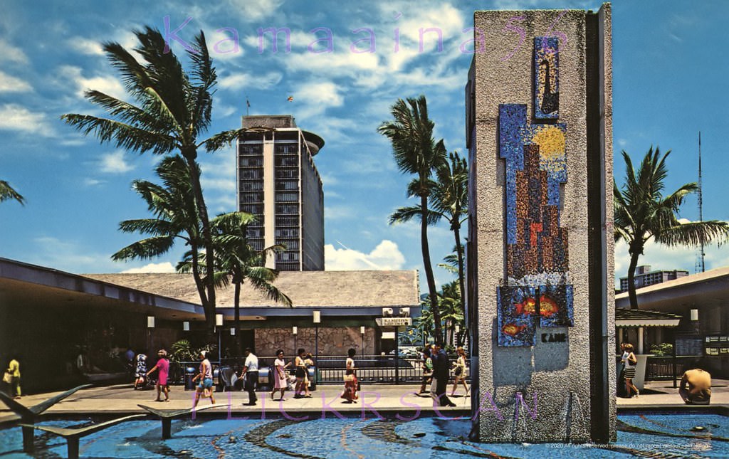 #91 Ala Moana Fountain of Gods, 1960s