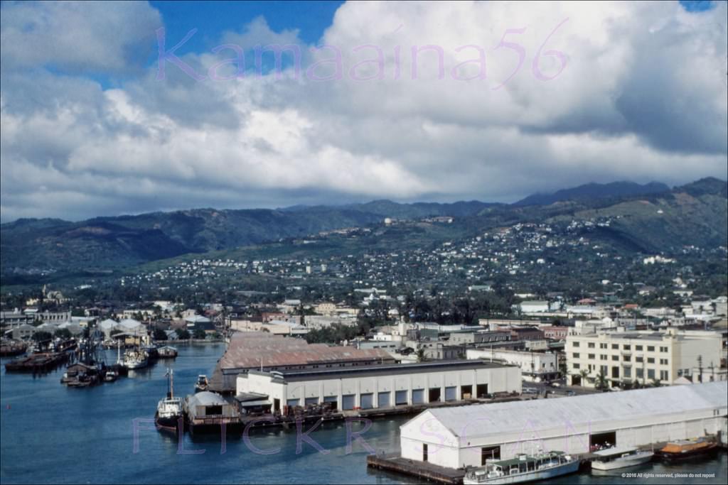 #45 Aloha Tower View West, 1949.