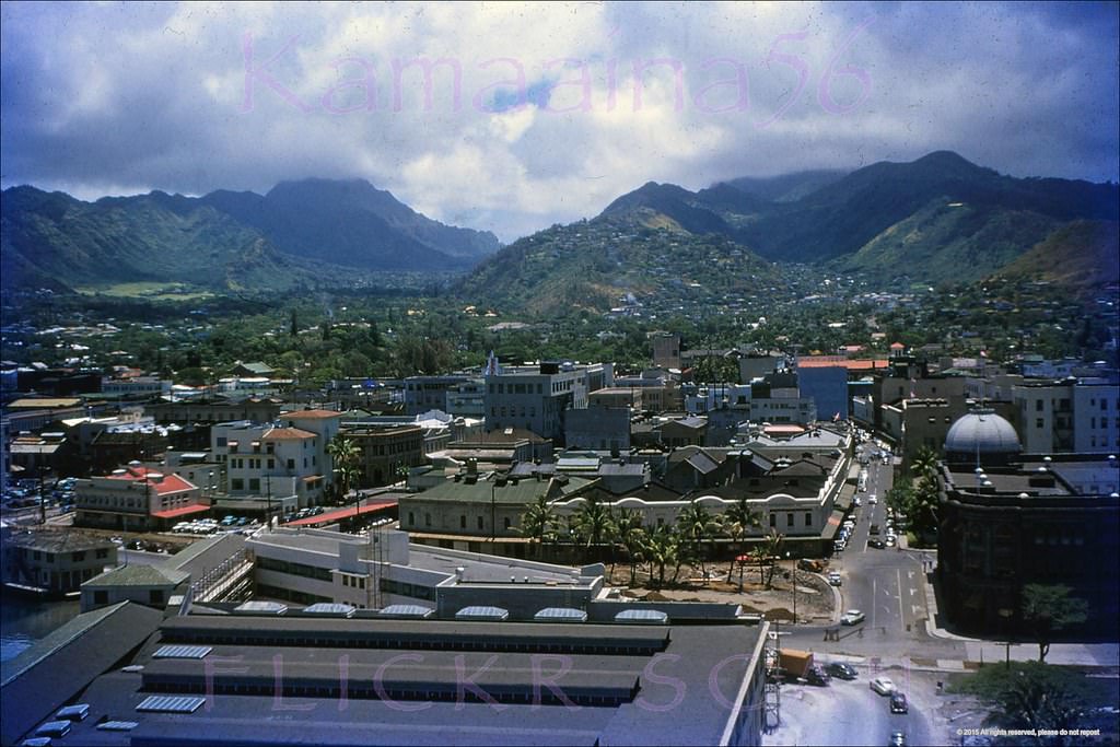 #149 Honolulu Downtown BEV, 1952.