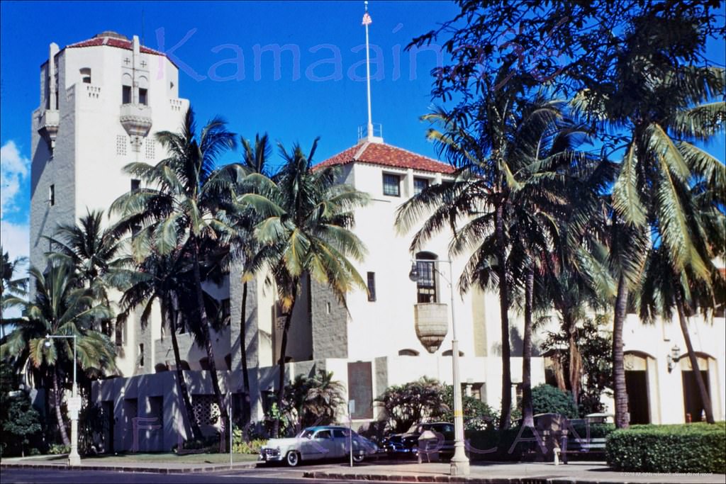 #77 Honolulu Hale Punchbowl St, 1949.