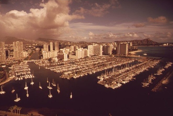 #43 Honolulu Harbor, 1970.