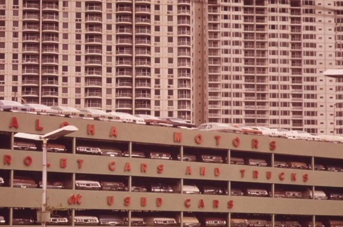 #46 High rise apartment buildings in Honolulu, 1970s