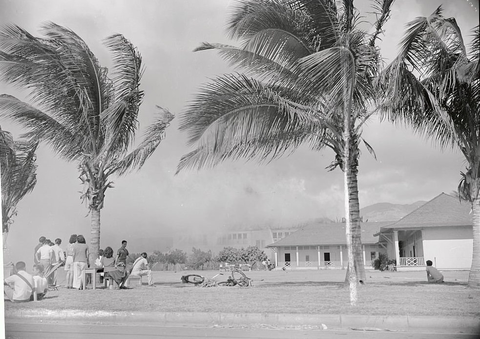 #123 School Building on Fire.