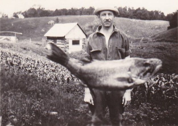 Hilarious Vintage Photos of Men Holding their Fish Funny