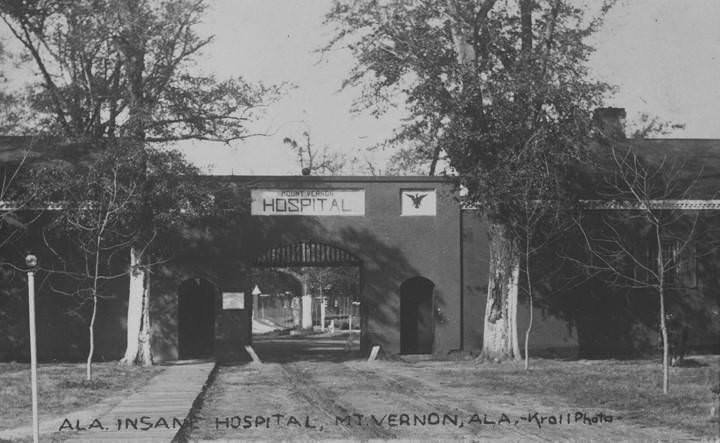 #258 Insane Hospital, Mt. Vernon, Mobile, Alabama, 1900s