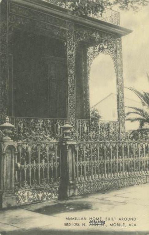 #114 McMillan Home, Built Around 1850 – 256 N. Joachim, Mobile, 1907