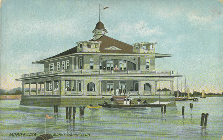 #143 Mobile Yacht Club, Mobile, Alabama, 1900s