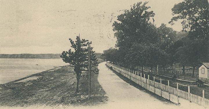 #164 Monroe Park and shell road on Mobile Bay, Mobile, 1903