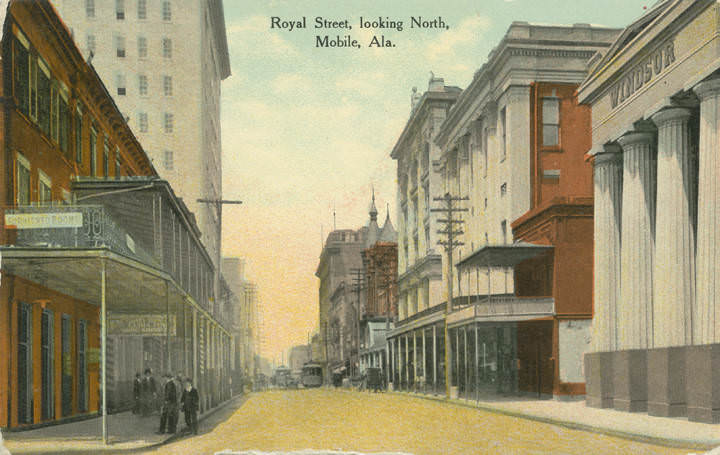 #178 Royal Street, looking North, Mobile, 1908