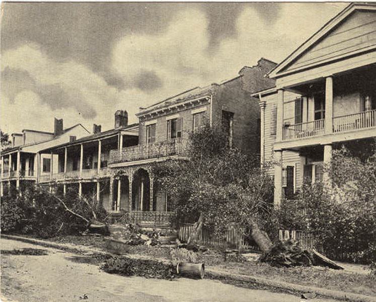 #184 Scene on St. Louis St. after the storm of Sept. 27, 1906