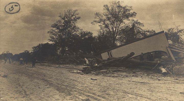 #233 Damage from a hurricane in Mobile, 1902