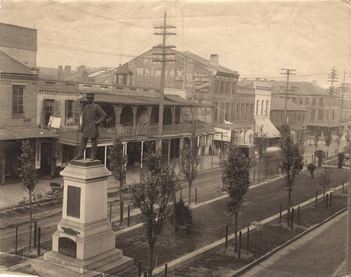 #243 Raphael Semmes monument in downtown Mobile, Alabama, 1907