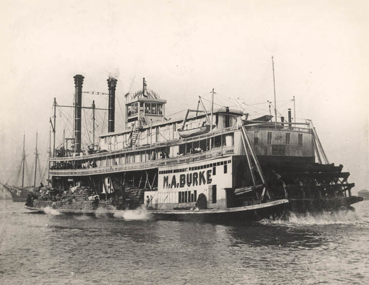 #248 Steamboat “M. A. Burke” in Mobile, Alabama, 1903