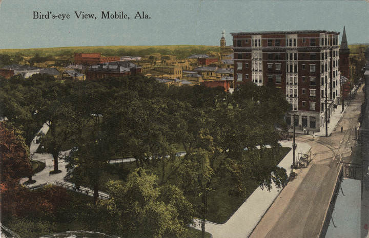#10 Bird’s-eye View, Mobile, 1900s