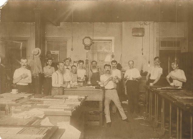 #5 Workers inside a factory, Mobile, Alabama, 1900s