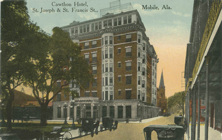 #24 Cawthon Hotel, St. Joseph and St. Francis Street, Mobile, Alabama, 1900s