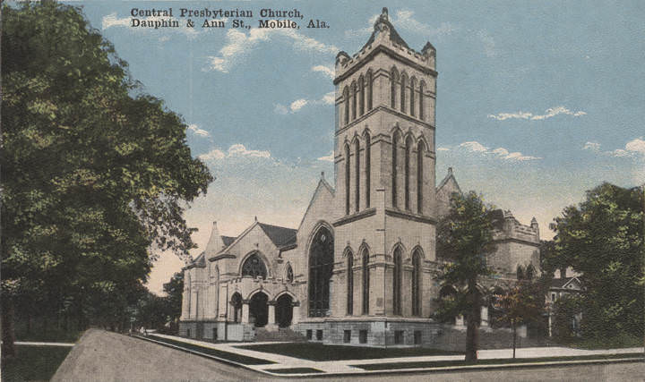 #12 Central Presbyterian Church, Dauphin & Ann Street, Mobile, Alabama, 1900s