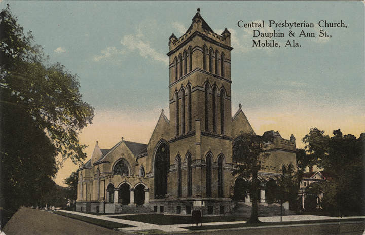 #25 Central Presbyterian Church, Dauphin & Ann Street, Mobile, Alabama, 1900s