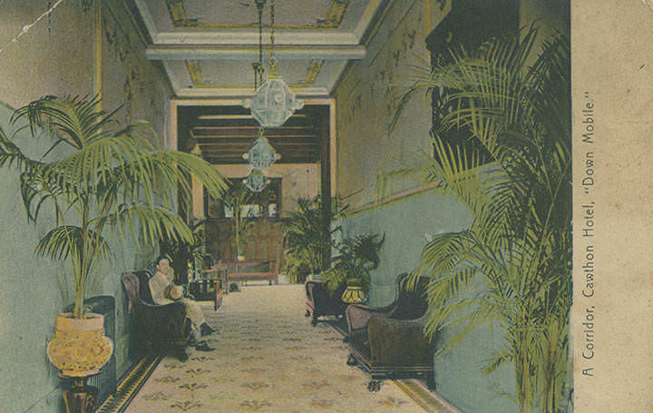 #38 A Corridor, Cawthon Hotel, Mobile, Alabama, 1900s