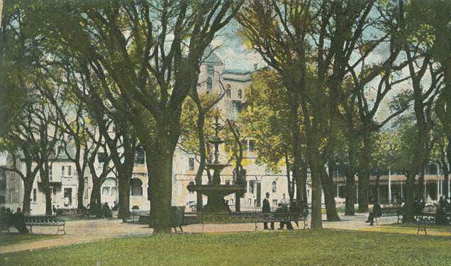 #81 Fountain in Bienville Square, Mobile, 1900s