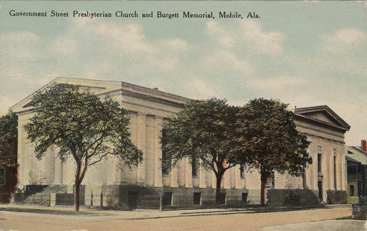 #84 Government Street Presbyterian Church and Burgett Memorial, Mobile, 1904