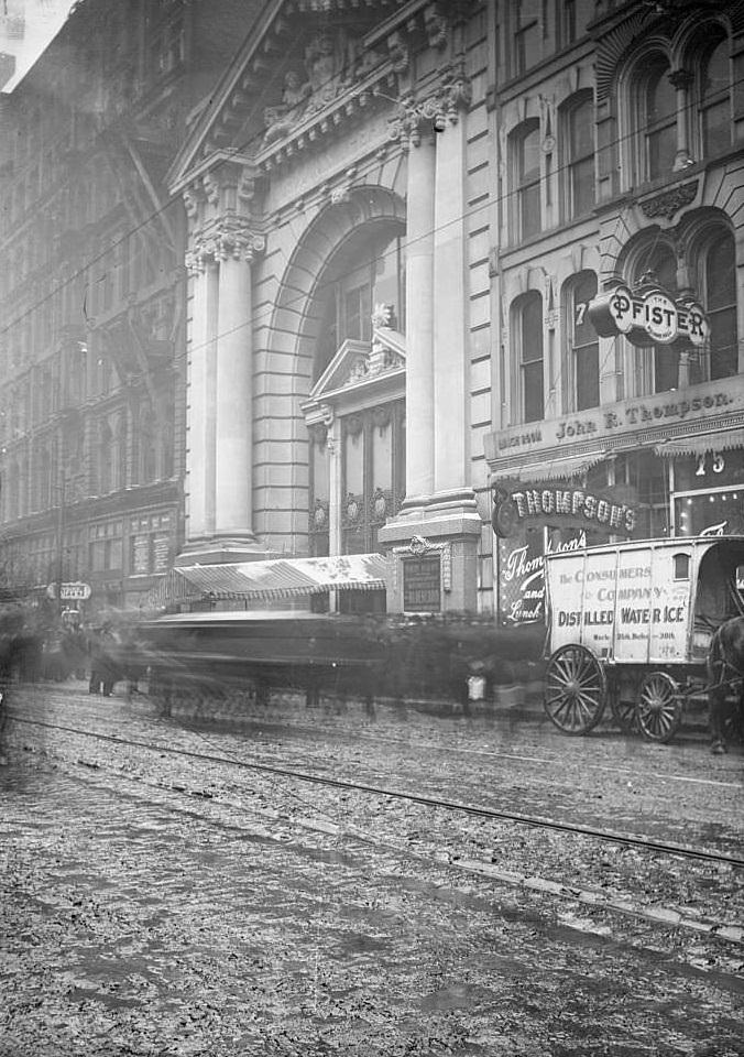 #132 Iroquois Theater at the time of the fire, Chicago, Illinois, December 10, 1903.