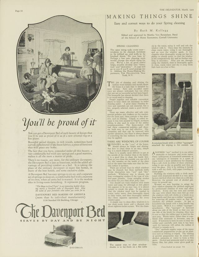 The correct way to do housework: A Photographic Guide to Housework from 1921 Weird