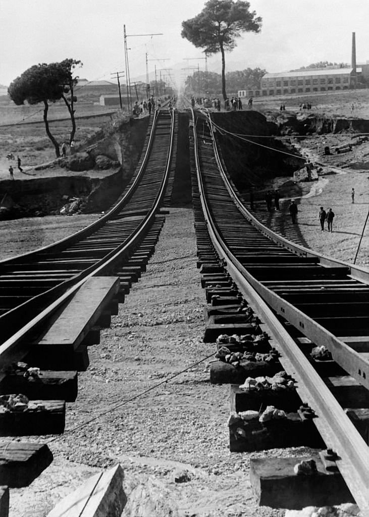 #117 Four Days After The Torrential Rains In Catalonia Which Caused The Death Of Hundreds People And Missing, in Tarrasa, Spain, on September 29, 1962.