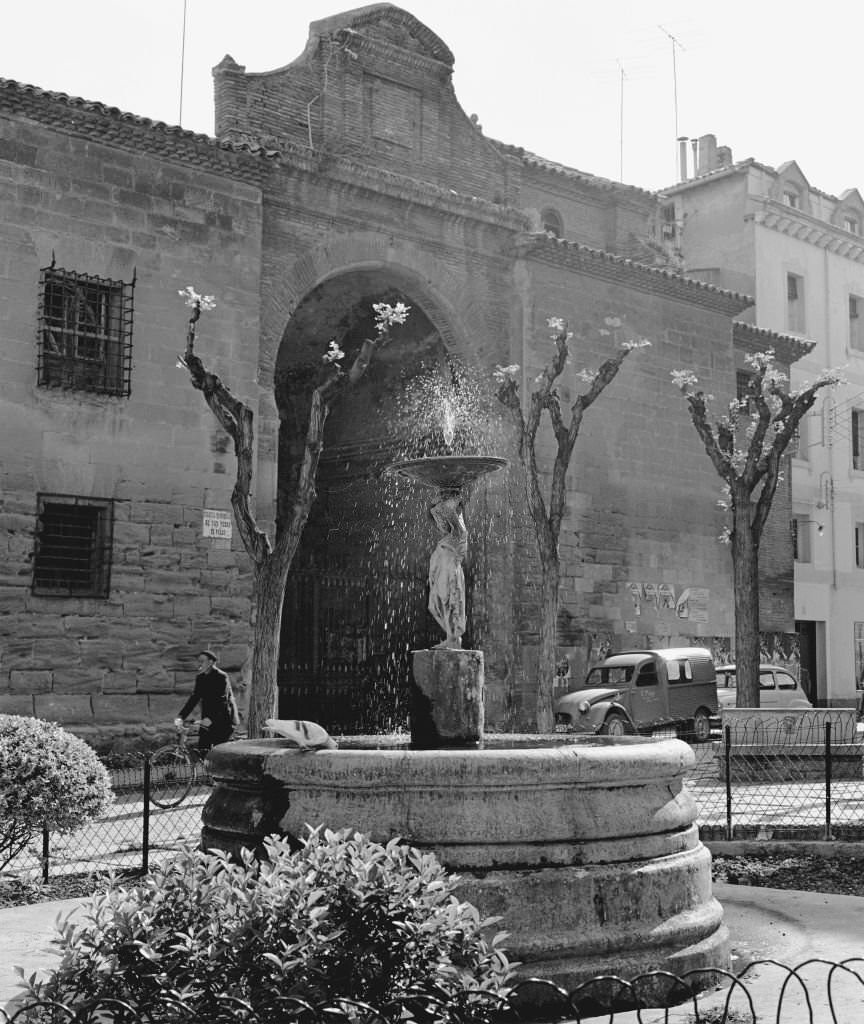 #129 Square of “San Pedro el Viejo”, Huesca, Spain, 1963.