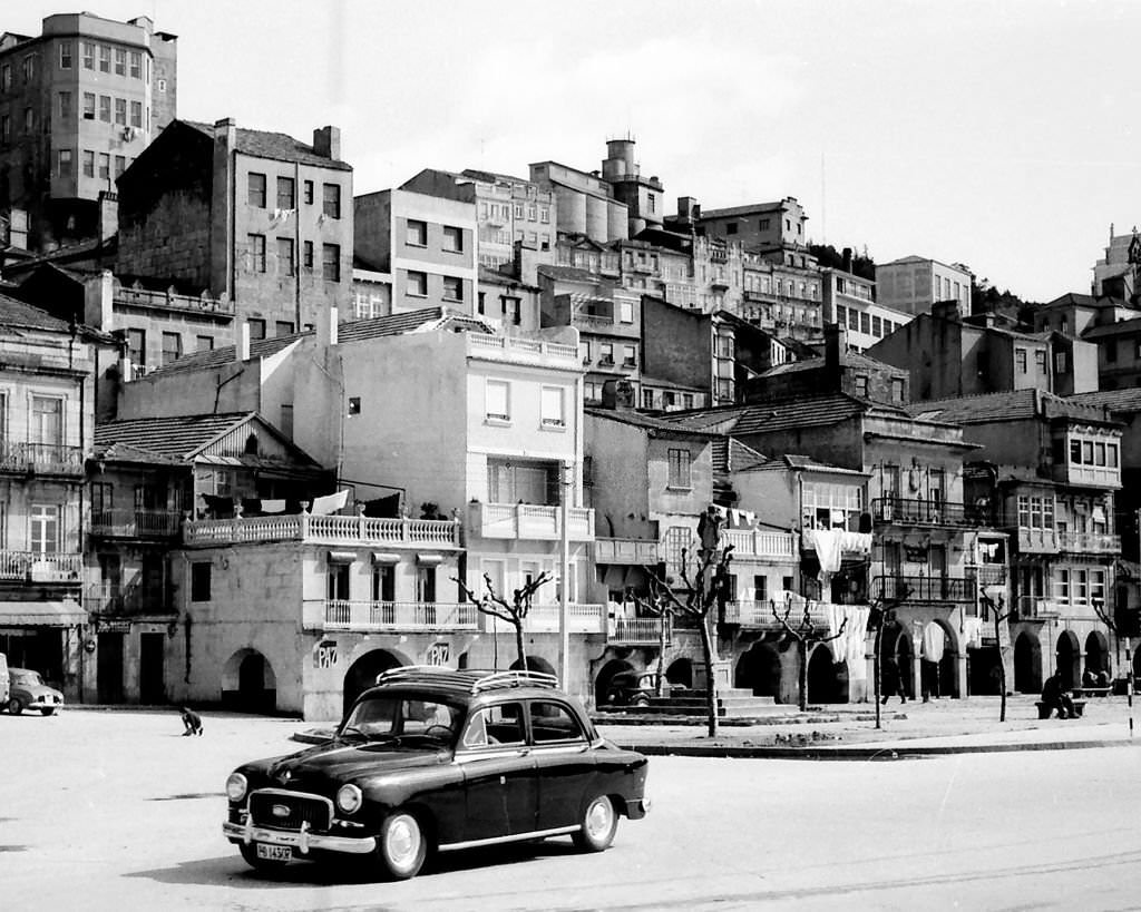#150 View of La Coruña, Spain, 1963.