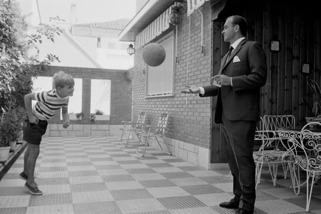 #163 Spanish footballer Alfredo Di Stéfano in Madrid in September 1963, Spain.