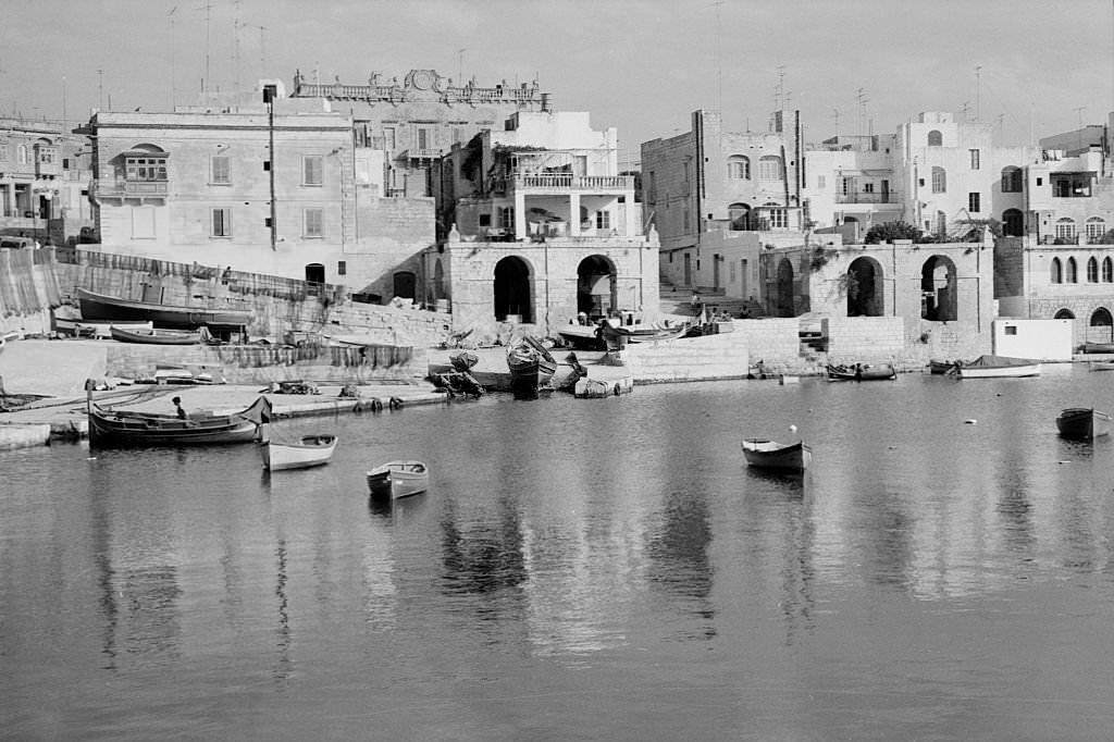 #168 Boats moored somewhere in the Canary Islands, 1968.