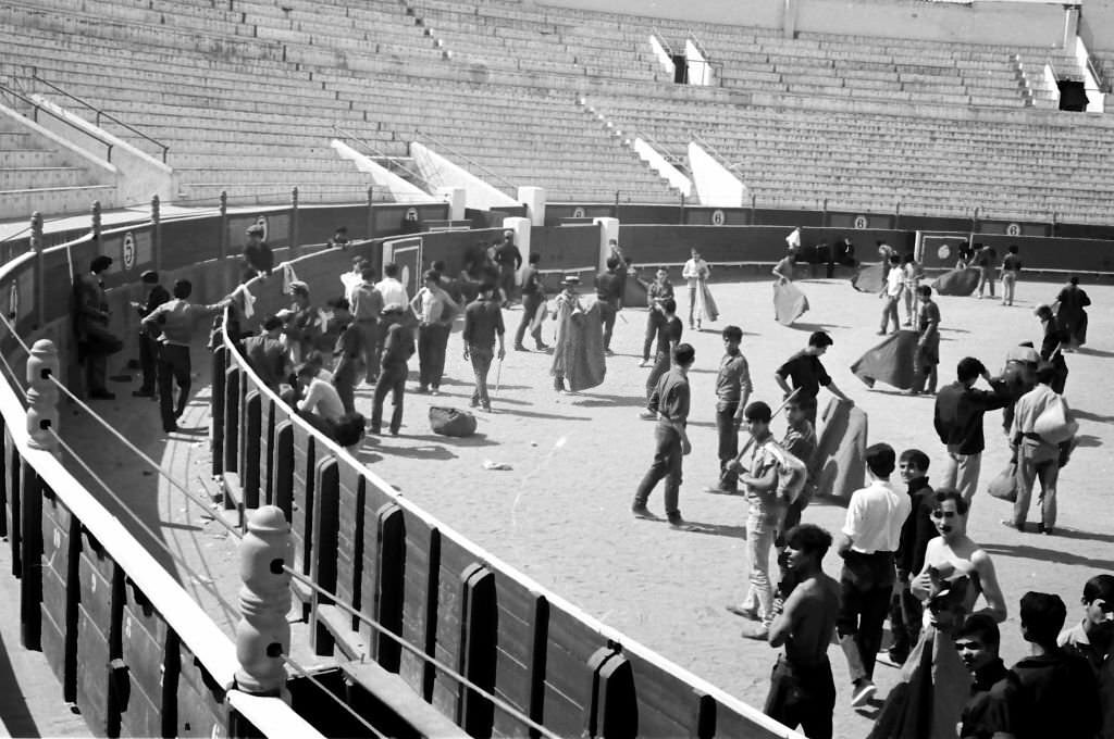 #171 The ‘maletillas’, aspirants to bullfighters, look for an opportunity, 1964, Madrid, Spain.
