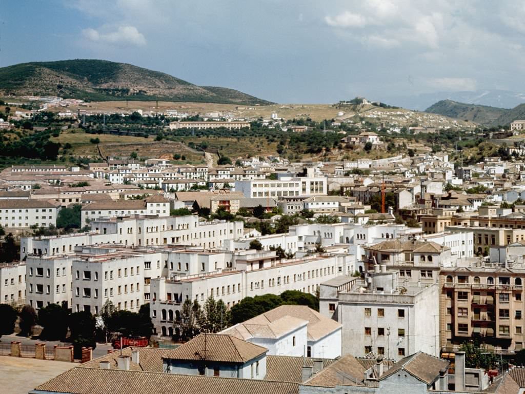 #183 Granada seen from the Alhambra, 1964, Andalusia, Spain.