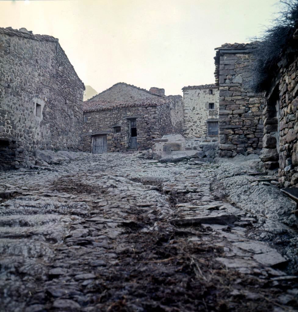 #201 A general view of Buimanco, the Soria village, Spain that in 1965 was officially declared abandoned.