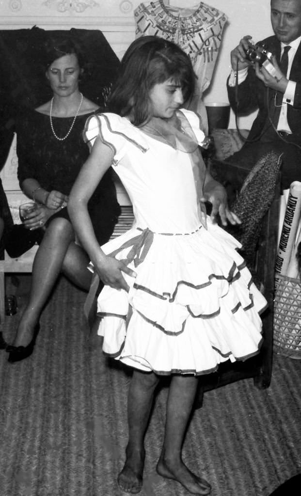 #230 Spanish flamenco dancer La Chunguita, Madrid, Spain, 1962.
