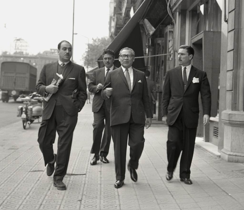 #239 Fulgencio Bautista former President of Cuba in his exile in Madrid, Spain, 1962.