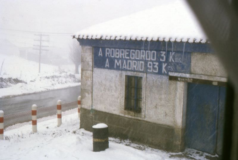 #264 Somosierra pass, Guadarrama hills, Janury 1963