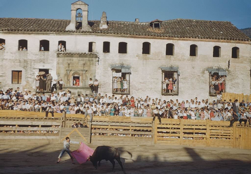 #6 Spectators watching a bullfight in Spain, 960.