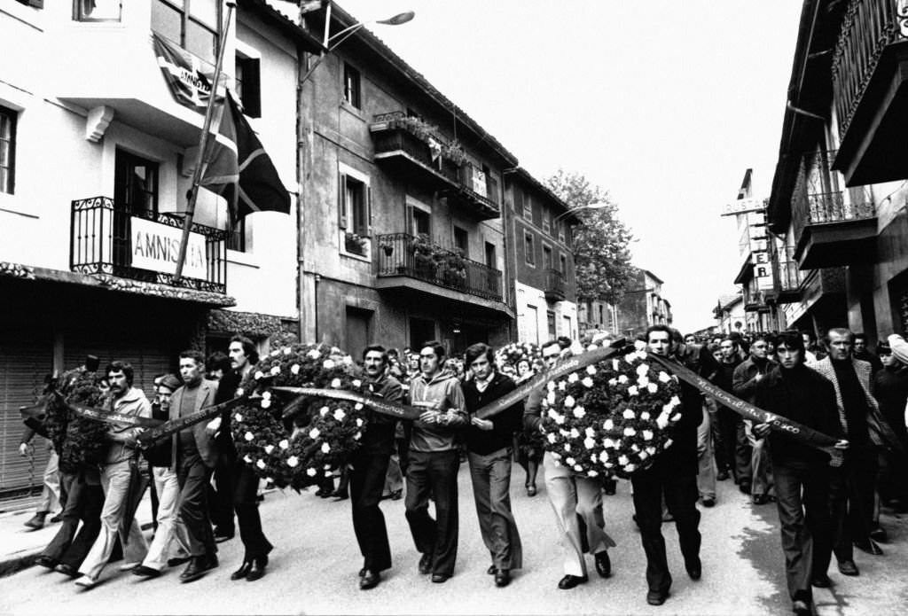 #110 Burial of a protester in the Basque Country