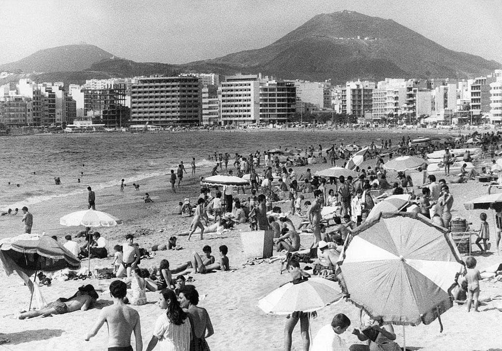 #20 Gran Canaria Spanien – Badebucht von Las Palmas, 1970