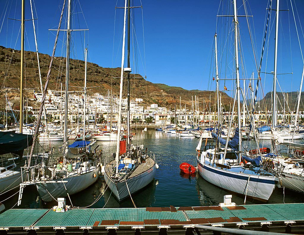 #217 Port of Puerto Mogan Gran Canaria, 1979