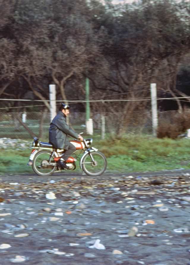 #231 Officer on patrol, Almuñécar, 1977