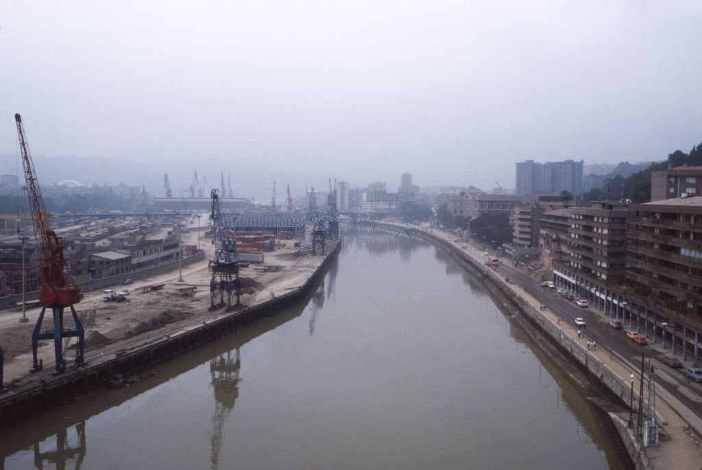 #32 Port on the Nervion at Barakaldo, on the outskirts of Bilbao, 1970