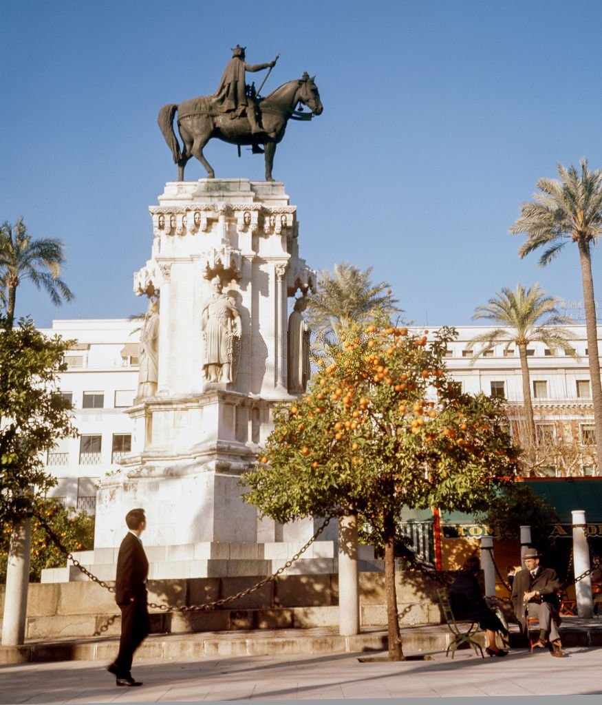 #41 Plaza Nueva, 1970, Seville, Andalusia, Spain.