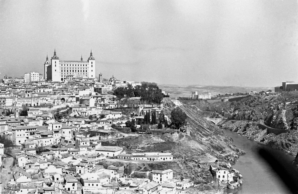 #53 View of Toledo, 1974, Castilla la Mancha, Spain.